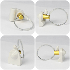 ป้ายคอเหล้า58kHz กันขโมยตัวล็อคพลาสติกโลหะแขวนเซ็นเซอร์แบบแข็ง - Product Image 2