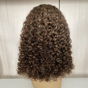 Bán buôn PIXIE tóc giả xoăn, nguyên chưa qua chế biến Miến Điện tóc trinh nữ, glueless lớp biểu bì phù hợp 100% tóc giả tóc con người cho phụ nữ da đen - Product Image 4