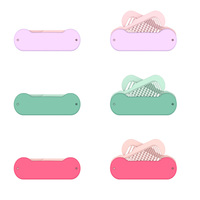 Mini brosse à cheveux Brosse de voyage de poche pour cheveux secs et humides bouclés