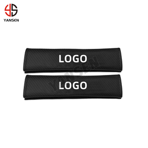 Coussinet d'épaule <span class=keywords><strong>de</strong></span> <span class=keywords><strong>sécurité</strong></span> en Fiber <span class=keywords><strong>de</strong></span> carbone, logo personnalisé, pour l'intérieur <span class=keywords><strong>de</strong></span> la voiture - Product Image 5