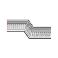 Moulures en mousse pour corniches, moulures de plafond suspendu pour la conception de maisons, moulures d'angle sculptées en PU