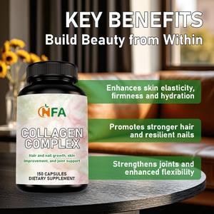 Cápsulas de Colágeno Natural Multi-Complex 1600mg, Colágeno Hidrolizado para la Salud de la Piel, Cabello, Uñas y Articulaciones, Favorece la Salud Digestiva - Product Image 2