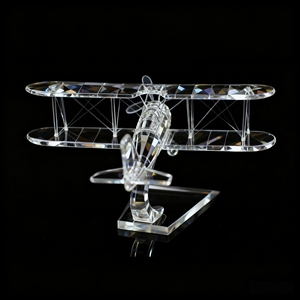 Nórdico creativo hogar transparente cristal avión decoración ornamento moderno Simple modelo habitación <span class=keywords><strong>vino</strong></span> gabinete Decoración - Product Image 2