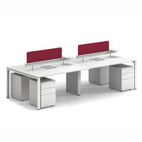 Meubles de bureau commerciaux au design moderne Diviseurs de station de travail de bureau Diviseurs de table Bureau d'ordinateur debout