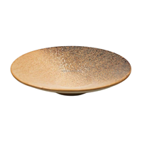 Vente en gros 14 pouces élégant japonais feuille Sushi assiette four-changé plat en céramique émaillée