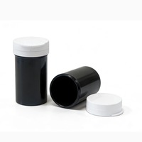 Flacon portable personnalisé en plastique pour bandelettes de test de glycémie, avec bouchon hermétique à clapet et déshydratant, pour réactif de diagnostic médical
