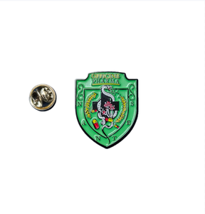 Insignias de Escudo Miniatura Personalizadas de Calidad de Fábrica, Esmalte Suave y Duro, Chapado en Níquel Negro - Product Image 1