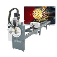 Petite machine de découpe au laser à fibre polyvalente, fonctionnement automatique CNC, nouvelle pour les tubes carrés et ronds