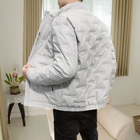 Vestes d'hiver en duvet de canard blanc à 90 % pour hommes, vente en gros d'usine, vestes en duvet pour hommes amples, tendance, épaisses et chaudes