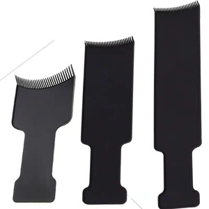 Coloration Teinture couleur aléatoire <span class=keywords><strong>Conseil</strong></span> Barbershop Coiffure Applicateur Noir Salon Outils Cheveux Highlight Board - Product Image 4