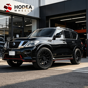 Rines Beadlock Todoterreno HODEA de 15-24 Pulgadas, Rines de Aleación en Negro Brillante, 4x4 SUV/Pickup, PCD/ET Personalizados Disponibles - Product Image 5