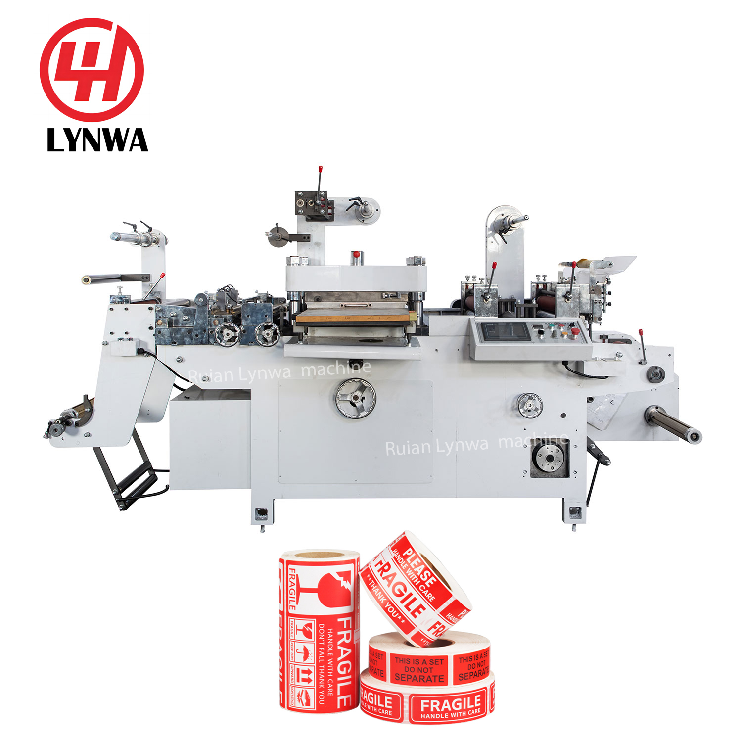 HJMQ-550A Touch <strong>Screen</strong> Web <strong>Guide</strong> Color Sensor Sheet Cutter Adjusting Handwheel Die <strong>Cutting</strong> <strong>Machine</strong>