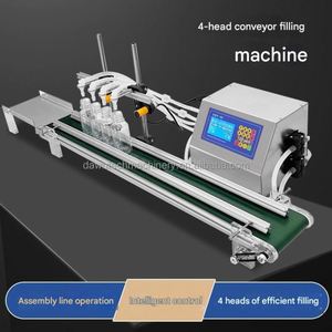 Máquina Multifuncional Automática de Llenado de Botellas de Líquido con Control de Peso, Cinta Transportadora de Cuatro Líneas, para Perfumes, Aceites Esenciales, Venta al por Mayor - Product Image 2