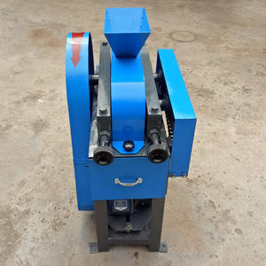 Elettrico a doppio rullo frantoio per il carbone scorie piccolo laboratorio di macinazione macchina per il minerale di sabbia che fa la macchina fonte di energia elettrica - Product Image 5