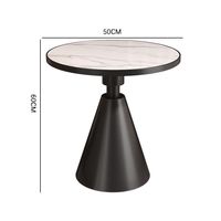 Ensemble de tables basses rondes modernes nordiques, table d'appoint de canapé, meubles de luxe pour table d'appoint de canapé, personnalisable