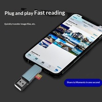 Station d'accueil multiport tout-en-un avec lecteur de cartes TF/SD, USB 3.0, sortie AC, adaptateur pour téléphone portable en alliage d'aluminium