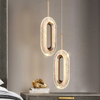 Luminaire de luxe Luminaire suspendu Décoration nordique Lampe suspendue Tables à manger Art Lustre de plafond Petites lampes suspendues à Led