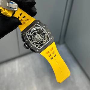 Popular RM 27-02 Full Carbon Fiber <b>Case</b> Sapphire Crystal Floating Tourbillon Movement Power Reserve Waterproof Men's <b>Watch</b> - Product Image 6