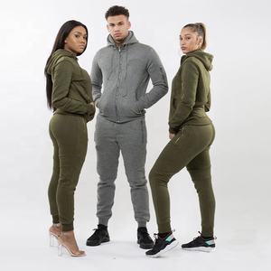 Ropa Deportiva Personalizada de Alta Calidad con Capucha y Cremallera, 60% Algodón, 40% Poliéster, Diseño Moderno Bordado para Hombre y Mujer - Product Image 1