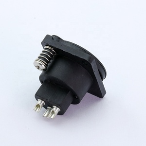 Nhựa XLR kết nối, 3pin XLR nữ Jack Bảng điều chỉnh gắn kết nối âm thanh jack loa cắm với bụi - Product Image 5