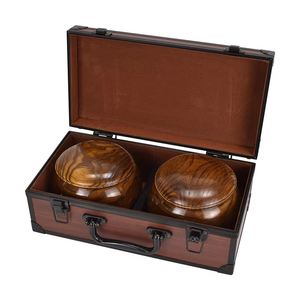 Set Gobang <span class=keywords><strong>in</strong></span> Confezione Regalo Raffinata, Scacchiera <span class=keywords><strong>in</strong></span> <span class=keywords><strong>Legno</strong></span> Massello, Gioco da Tavolo Classico per Riunioni di Amici e Feste - Product Image 3