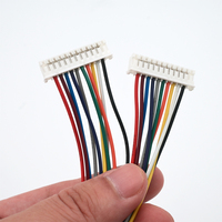 كابل طاقة JST بـ 2-16 سن بمسافة 2.0 مم، موصل ذكر وأنثى، سلك معزول بالـ PVC، مقاس AWG لأجهزة الكمبيوتر، تصنيع حسب الطلب