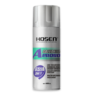 โฮเซ่น 450 มล. 260 กรัม 65% ซิงค์ สเปรย์เคลือบซ่อมแซมโครงสร้างเหล็กกัลวาไนซ์ - Product Image 2