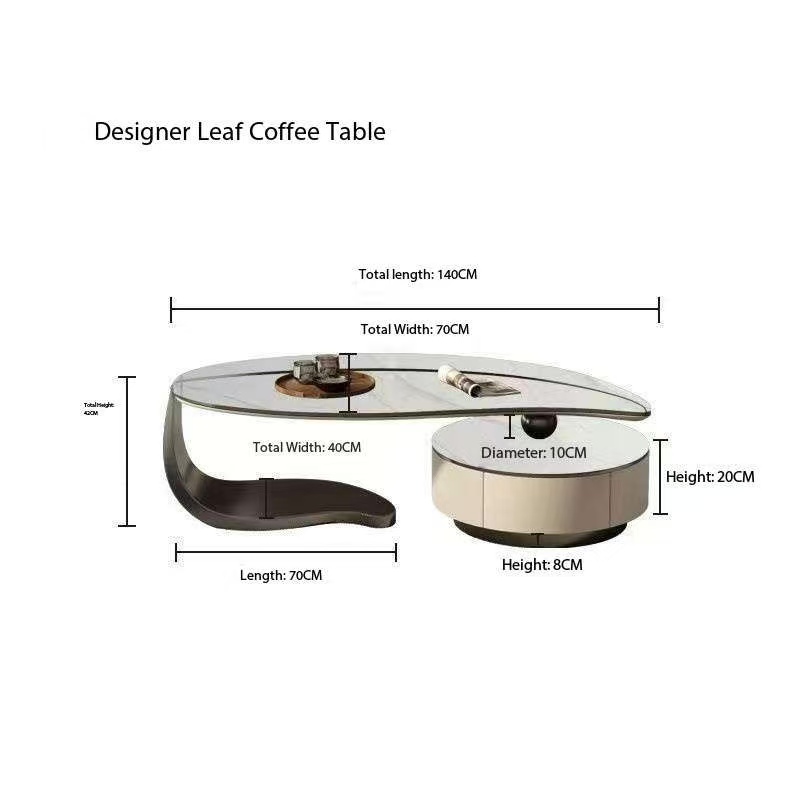 1.4m Slate coffee table