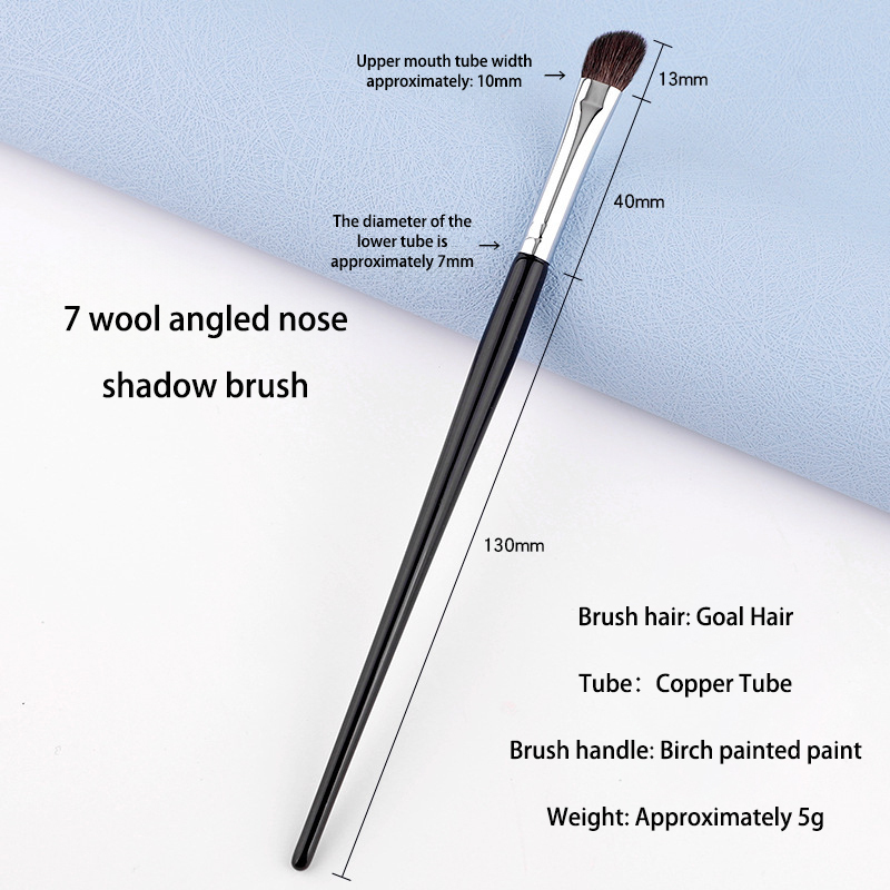 7 Wool Angled Nose Shadow Brush