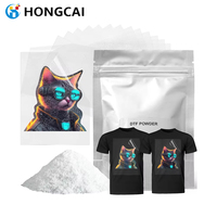 Hongcai 500 G/sac blanc DTF poudre thermofusible PU adhésif usine vente en gros adhésif thermofusible DTF imprimante poudre thermofusible