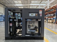 Compresseur d'air à vis à fréquence variable pour l'alimentation continue en air industriel