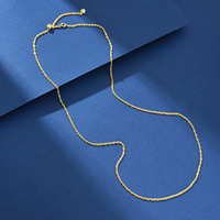 Collier chaîne de traînées d'eau en argent Sterling S925 fait à la main italien nouveau accessoire de bijoux à bricoler soi-même semi-fini pour la fabrication de mode