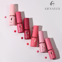 Coffret Cadeau Professionnel de Vernis à Ongles Gel Effet Pétale 6 Couleurs Série Pantone, Gel UV LED Sans HEMA, Écologique, Kit de Manucure Salon