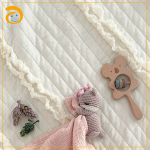Nuovo design musulmano coniglietto soffice coperta di sicurezza asciugamano per bambini uncinetto carino uncinetto uncinetto regalo imbottito per neonato - Product Image 4