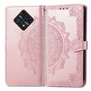 Mandala Design Imprimé étui portefeuille housse <span class=keywords><strong>pochette</strong></span> pour Infinix Zero 8, carte de crédit étui en polyuréthane pour Galaxy S24/S23/S21FE - Product Image 4