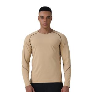 Men's Workout Compression Shirt Polyester Quick Dry Running T-shirt <b>Long</b> <b>Sleeve</b> Rash Guard Gym Base Layer Athletic <b>Undershirt</b> - Product Image 3