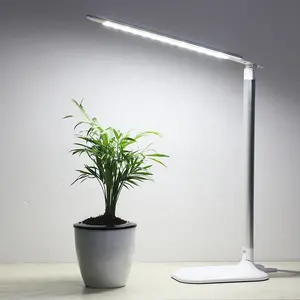 Di modo alluminosi lega di 8 watt flessibile pieghevole lampada da tavolo a led luce del giorno del chiodo ha condotto la lampada da tavolo