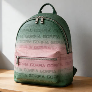 กระเป๋าเป้สะพายหลังหนัง PU สีไล่ระดับสำหรับผู้หญิง แฟชั่นซิป ดีไซน์ลำลอง เหมาะสำหรับตลาดปลีกและขายส่ง - Product Image 1