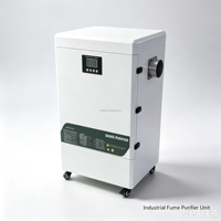 Extracteur de fumée laser, purificateur d'air pour machine de gravure laser/purificateur de gaz d'échappement de machine laser, filtre HEPA