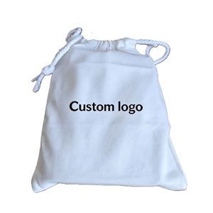 Pochette à bijoux en toile de coton recyclé écologique avec cordon de serrage, sac anti-poussière pour artisanat et bougies - Product Image 2