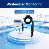 Capteur de tension ORP LoRaWAN avec batterie intégrée, alarme de panne et de perte de courant pour la surveillance de la qualité de l'eau et des eaux usées