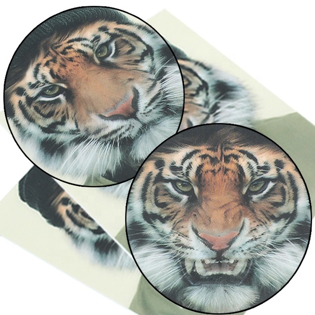 Heat Transfer Printing Clothing Labels Wholesale Custom Design Logo Soft Flexible TPU Patches With 3D Lenticular