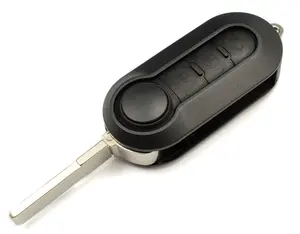 Fiat 500 433Mhz Opvouwbare Auto Smart Key Auto Afstandsbediening Sleutel Voor Delphi Bsi Ltqfi2am433tx