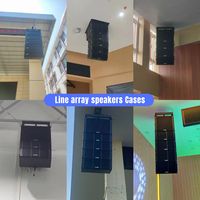 Speaker Subwoofer Line Array profesional, sistem pasif speaker aktif pernikahan panggung pertunjukan luar ruangan 12 inci