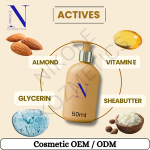 Lotion hydratante pour le corps à l'amande et à la vitamine E, formule légère pour les soins quotidiens de la peau, hydratation intense et peau saine et éclatante - Product Image 2