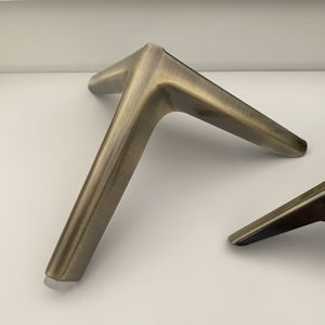 Pies de mesa de centro para muebles, pies de armario de TV, pies de sofá cepillados de bronce, patas de mesa levantadas para sofá - Product Image 5