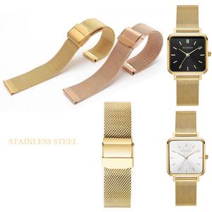 Bracelet de montre en acier inoxydable Milanaise personnalisé Besseron Watch Factory 18 mm 20 mm, respirant, amovible, en maille - Product Image 6