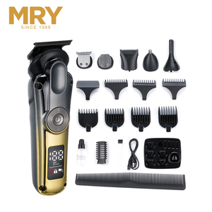 MRY-Tondeuse à cheveux électrique 5 en 1 étanche, rechargeable par USB, rasoir pour le corps, <span class=keywords><strong>kit</strong></span> de toilettage de la <span class=keywords><strong>barbe</strong></span>, lavable, pour hommes - Product Image 4
