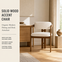 Chaise de salle à manger en bois massif moderne, design minimaliste, chaises de salle à manger en tissu velours pour salon, cuisine et restaurant