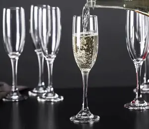180-190Ml Kristal Creatieve Champagne Feest Bruiloft Beker Dessert Glas Wijn Beker Mousserende Champagne Wijn Glazen Bekers